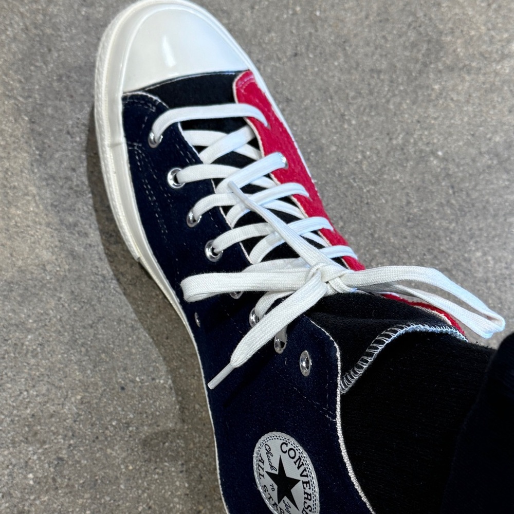Converse Chucks 70 Renew upcycled fleece blue and red size men’s 12